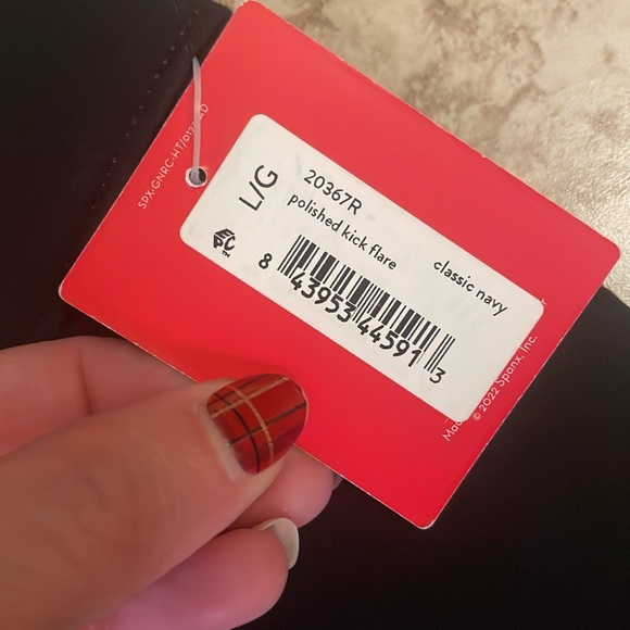 Spanx polished kick flare in classic navy - Picture 7 of 7